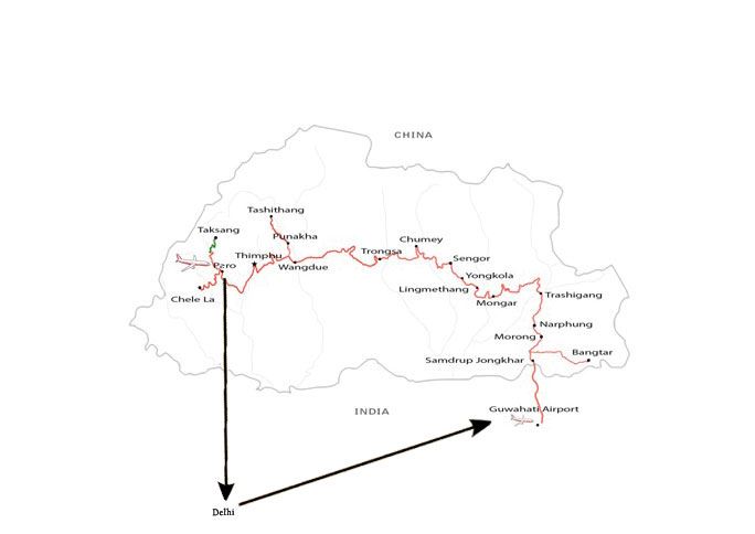 Bhutan_map